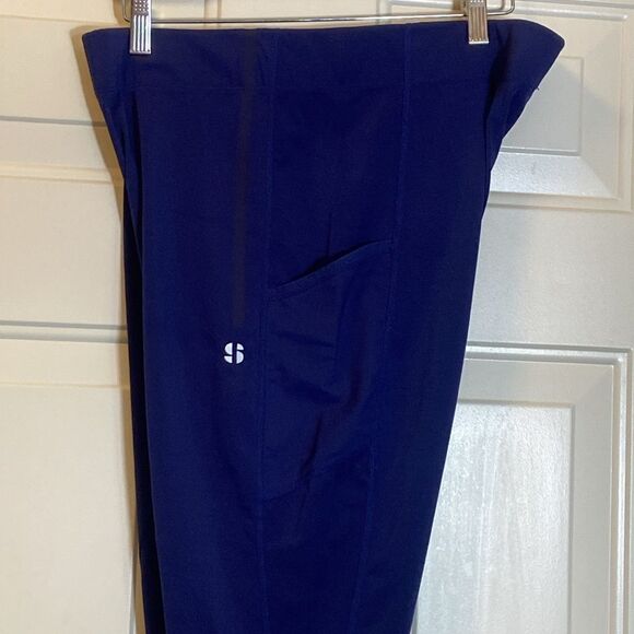 Sport Illustrated Purple Blue Leggings with Pockets Size XL - Picture 6 of 12